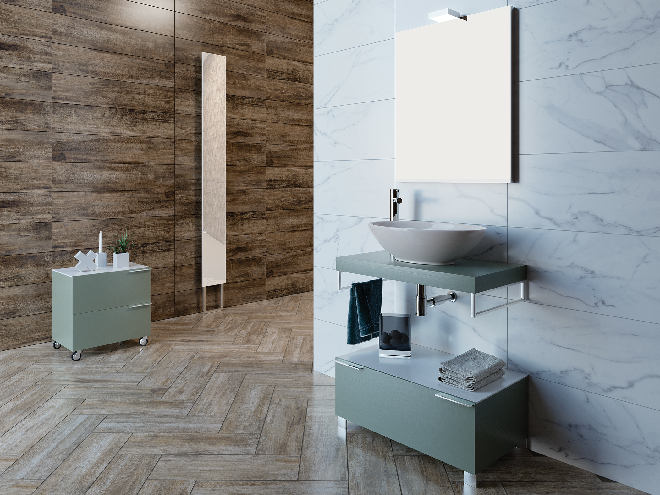 Bring nature's beauty indoors with the new Ekabawood series from Trends in Ceramic!
